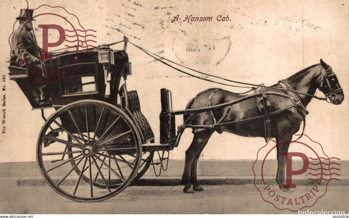 Postales: LONDRES A HANSOM CAB CARRIAGE CARRUAJE CHARIOT WAGEN Bryan Goodman Collection
