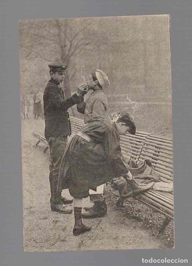 Postales: TARJETA POSTAL TIPOS DE MADRID. A&Ntilde;O 1903