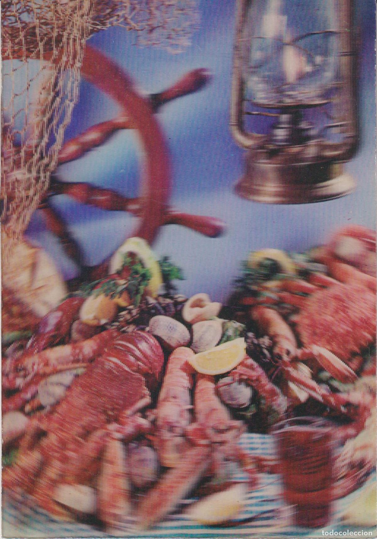 Postales: POSTAL ESTEREOSC&Oacute;PICA - MARISCOS - ESCUDO DE ORO N&ordm; R281 - ESCRITA
