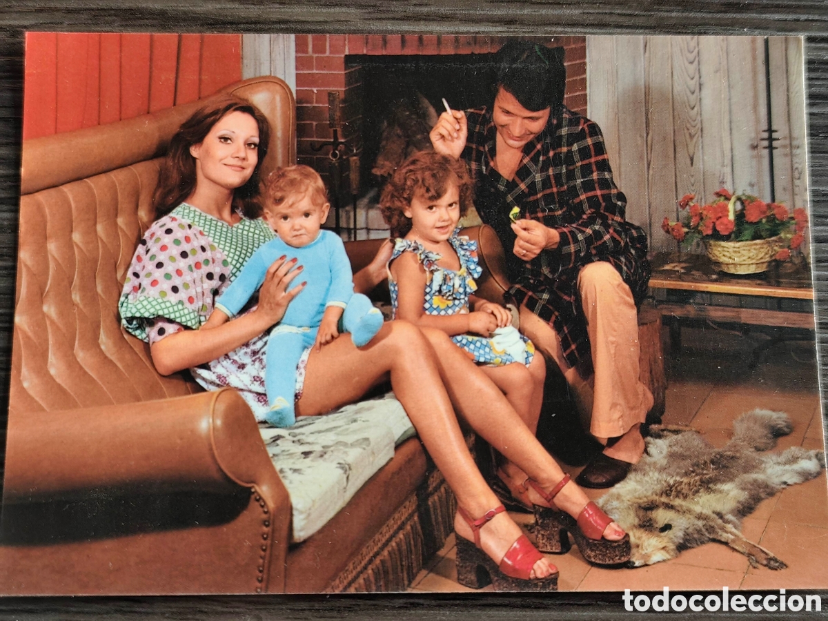 Postales: Postal Savir n 968 familia en sal&oacute;n a&ntilde;os 70