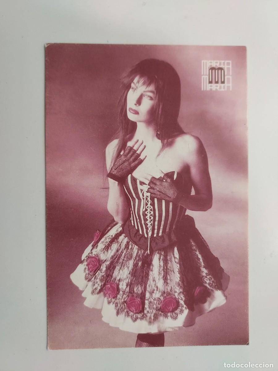 Postales: POSTAL MODA DISE&Ntilde;O FIRMA MARIA MARIA. IBIZA BARCELONA MADRID. MUJER CORSE. S/C