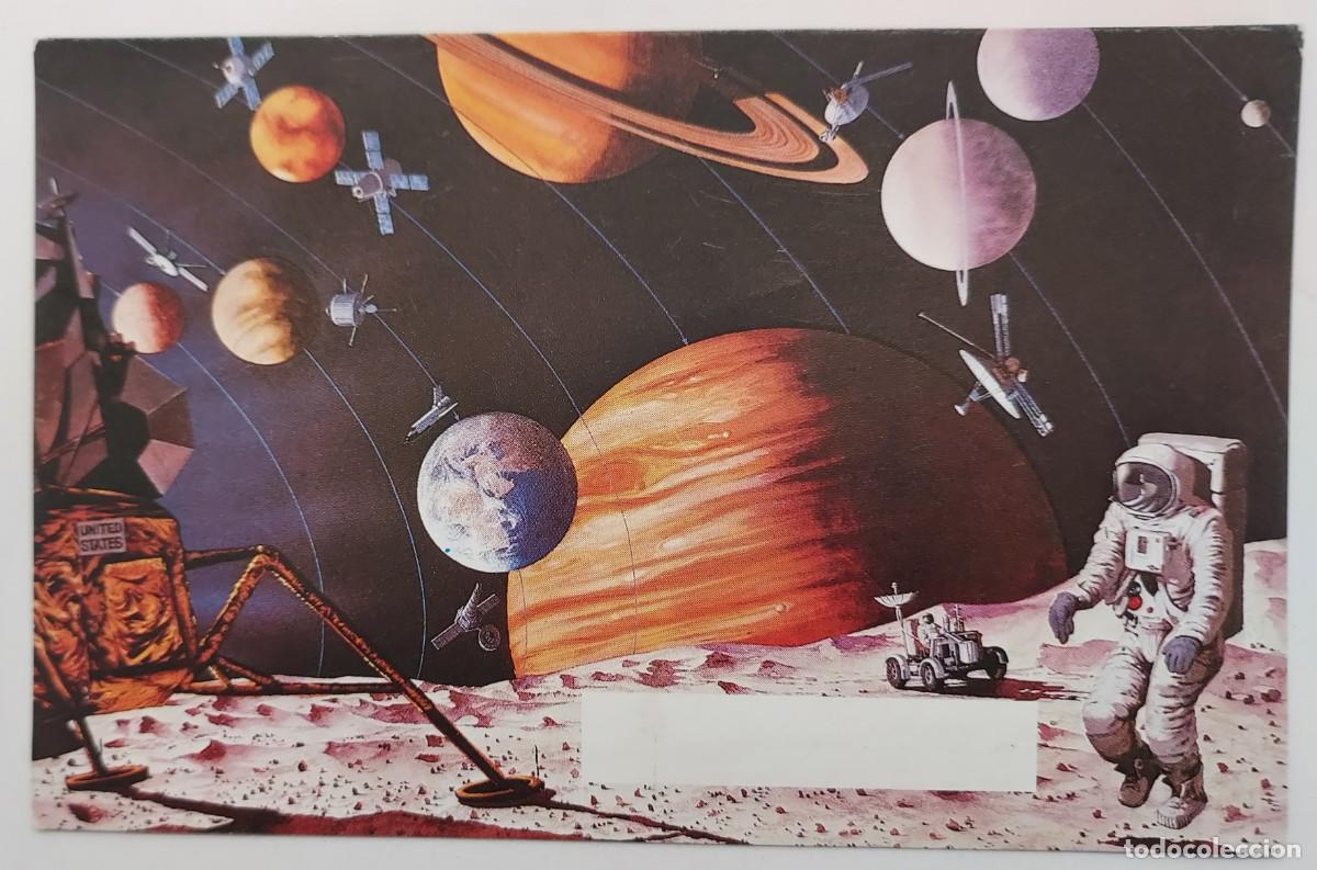 Postales: POSTAL TARJETA RADIOAFICIONADO QSL. ESPACIO NASA RETROFUTURISTA