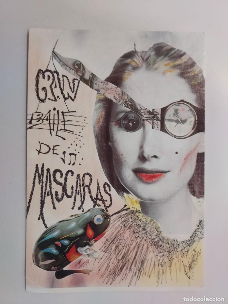 Postales: POSTAL DISCOTECA BOCACCIO MADRID PRIMER GRAN BAILE DE MASCARAS. S/C