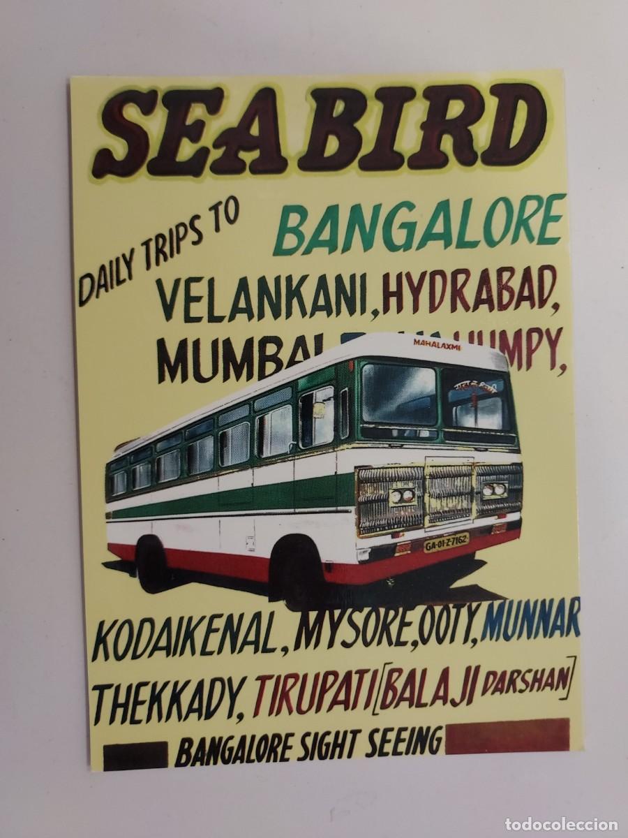 Postales: POSTAL AUTOBUS SEA BIRD DAILY TRIPS TO BANGALORE. S/C. ANTONIO MERINERO MASALA COLLAGE