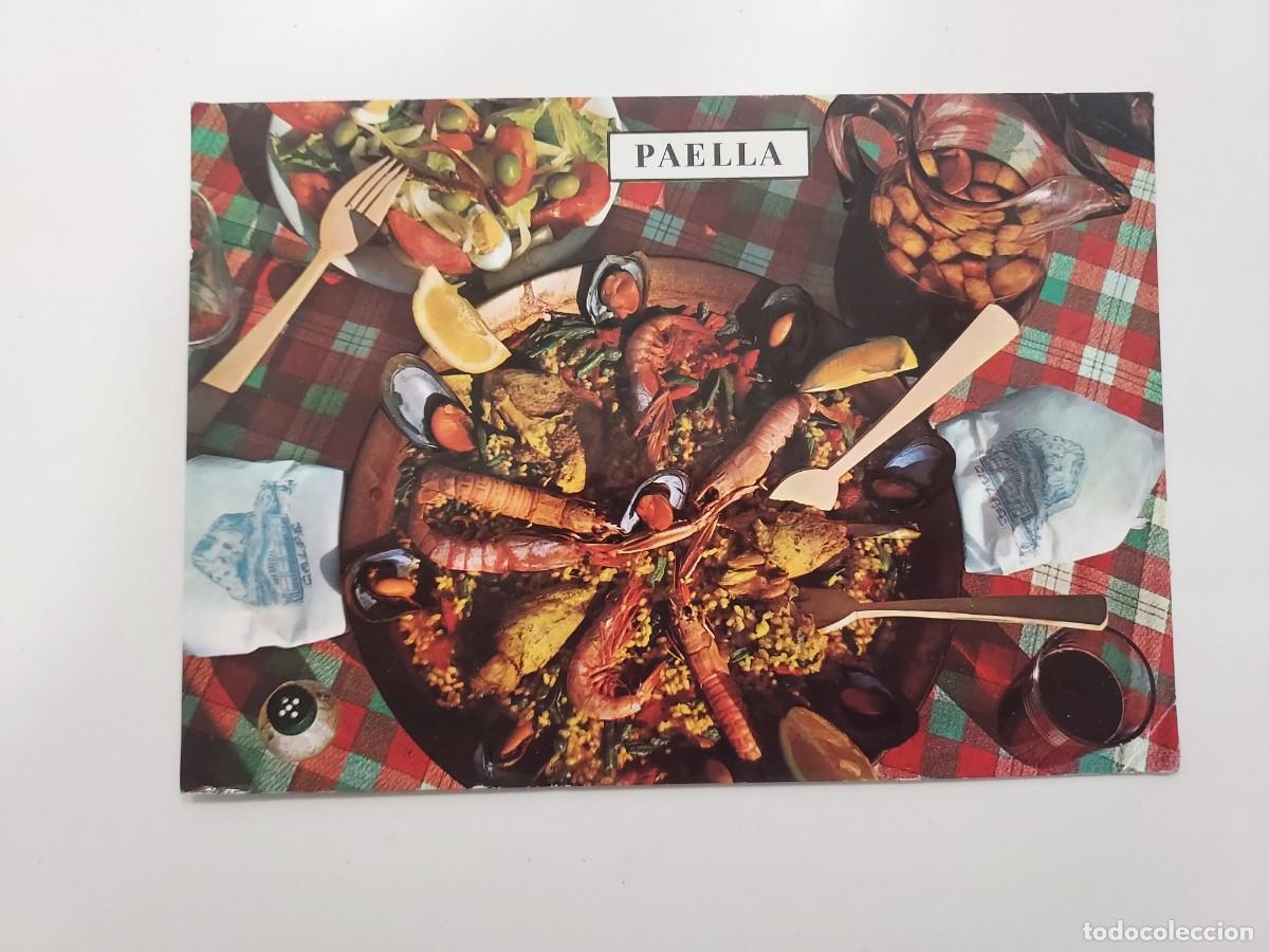 Postales: POSTAL PAELLA PLATO TIPICO ESPA&Ntilde;OL. CIRCULADA