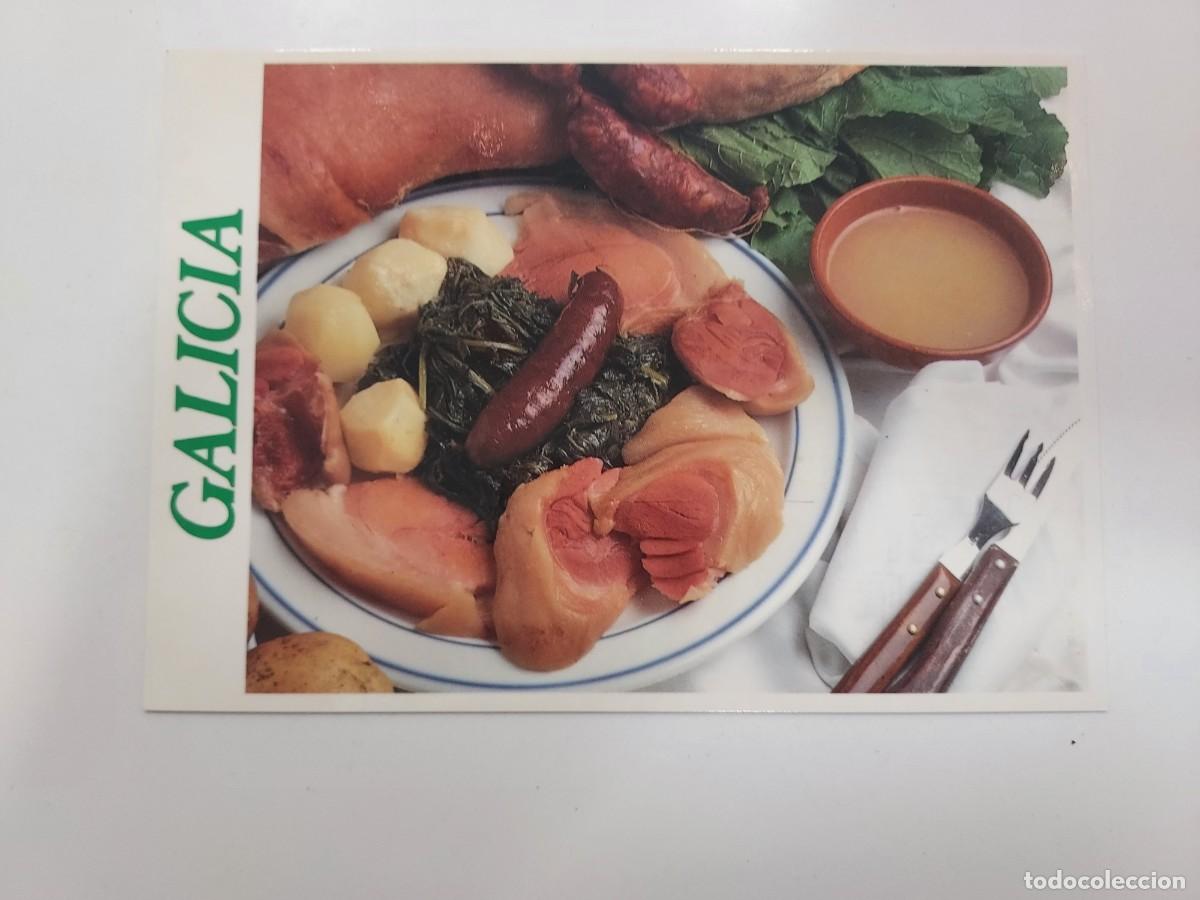 Postales: POSTAL GALICIA LACON CON GRELOS. PLATO TIPICO. SIN CIRCULAR. XUNTA