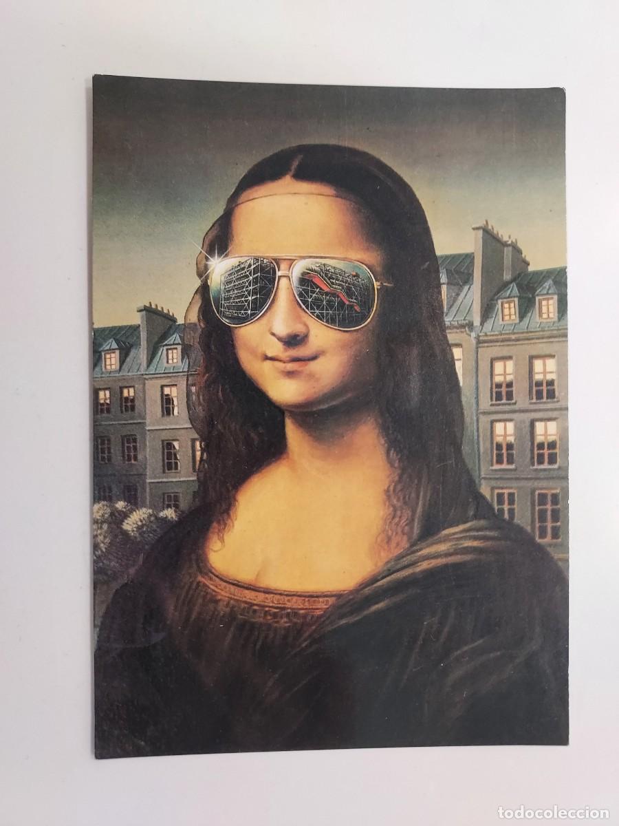 Postales: POSTAL HUMOR. GILBERT LEGRAND - MONA BEAUBOURG. ESCRITA. GIOCONDA, MONA LISA, GAFAS SOL