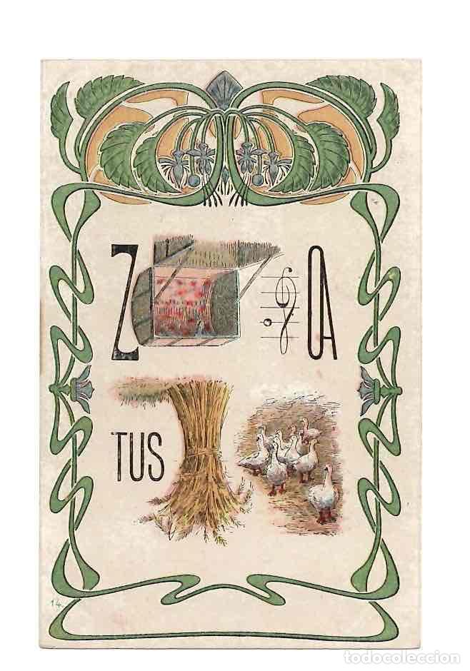 Postales: TARJETA POSTAL ARTISTICA ESPA&Ntilde;OLA JEROGLIFICO. N&ordm; 364. C.1900