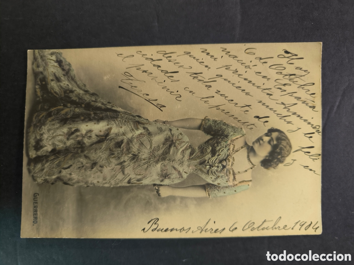 Postales: Postal modernista circulada en 1904, sin dividir.