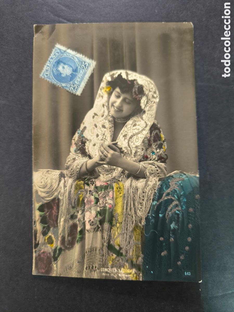 Postales: Postal de estilo modernista circulada en 1904.