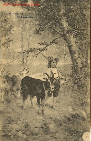 Postales: TARJETA POSTAL DE M. RAMIREZ, N&ordm; 8. - EL PASTORCITO - Foto 1