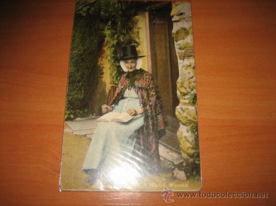 Postales: A WELSH  WOMAN   CIRCULADA - Foto 1