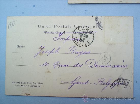 Postales: INDIOS ANUESHES-PERU-CIRCULADA 1904 - Foto 2