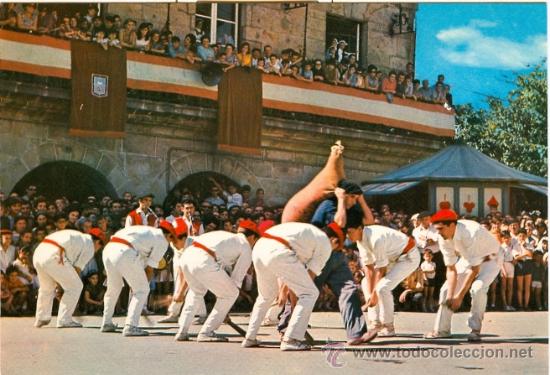 Postales: FOLKLORE VASCO - SAGI-DANTZA - Foto 1