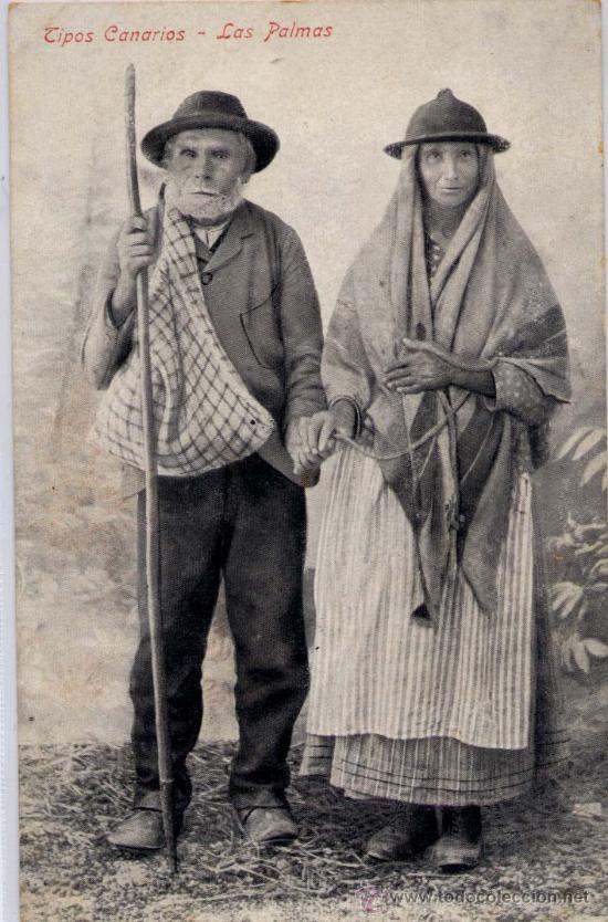 Postales: TIPOS CANARIOS.-LAS PALMAS - Foto 1