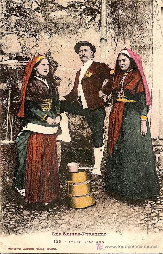 Postales: LES BASSES PYR&Eacute;N&Eacute;ES-TYPES OSSALOIS (1917) - Foto 1