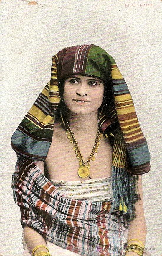 Postales: ANTIGUA POSTA-FILLE ARABE - Foto 1