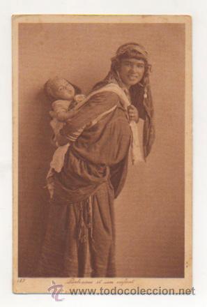 Postales: BEDUINA Y SU HIJO. - Foto 1