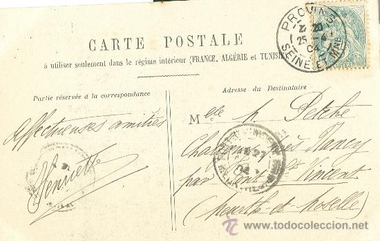 Postales: GITANA. COLECCION COMPLETA DE 6 POSTALES. CIRCULADAS EN 1904. - Foto 4
