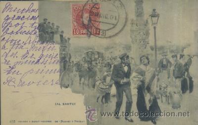 Postales: POSTAL &iexcl; AL SANTO !   P-ETN-061 - Foto 1