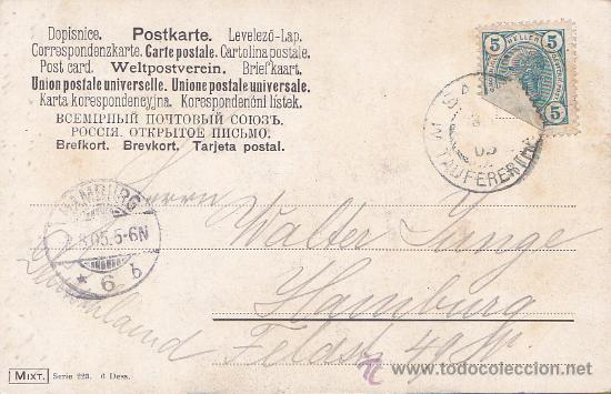 Postales: Postal antigua , mujer , moda, folclore, 2 - Foto 2