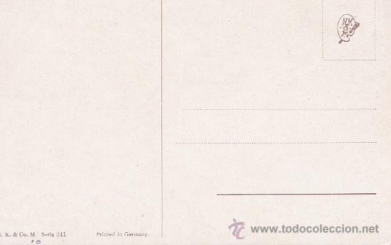 Postales: Postal antigua , mujer , moda, folclore, 2 - Foto 2