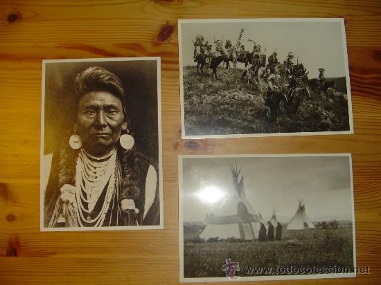 Postales: LOTE POSTALES INDIOS NORTEAMERICANOS - Foto 1