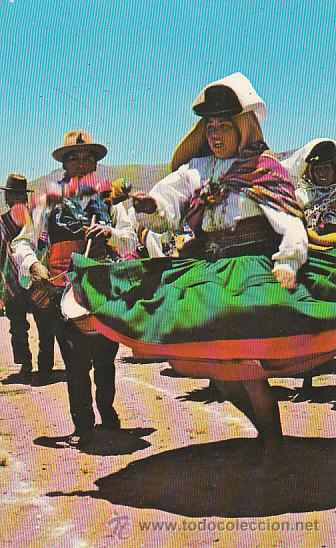 Postales: Peru, danzarina de Puno - Foto 1