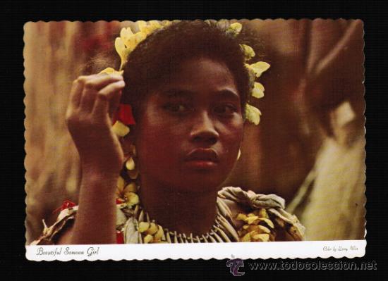 Postales: POSTAL DE CHICA GUAPA DE SAMOA - Foto 1