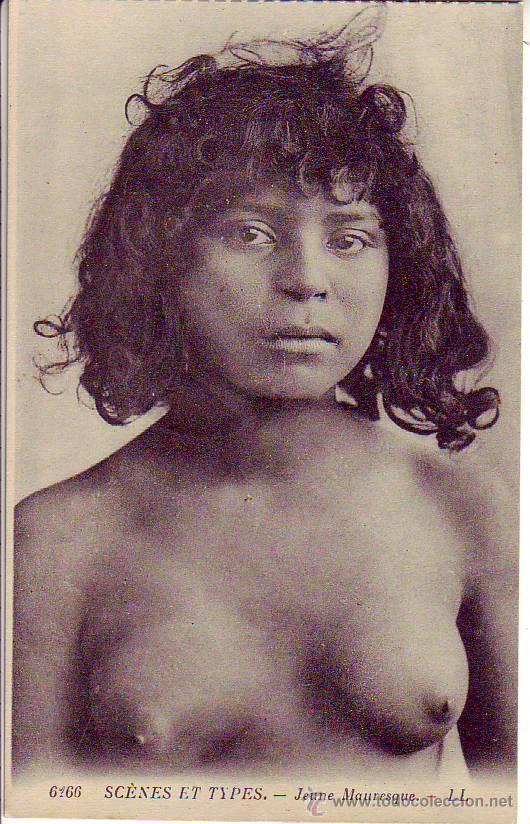 Postales: scenes et types - jeune mauresque - Foto 1