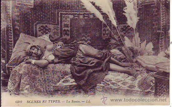 Postales: scenes et types - la sieste - Foto 1