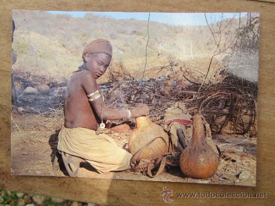 Postales: postal , muchacha sidamo - etiopia - Foto 3