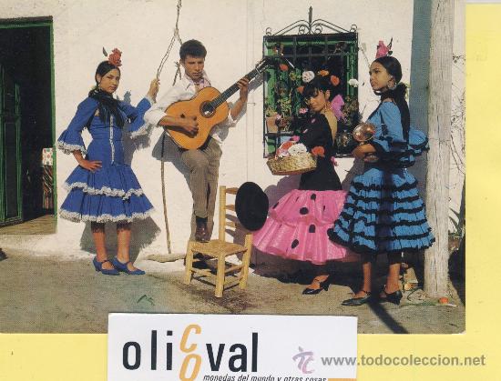 Postales: POSTAL -2 GITANOS-GALLEGOS-BARCELONAP-02039 - Foto 1