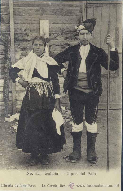 Postales: GALICIA.- TIPOS DEL PAIS - Foto 1