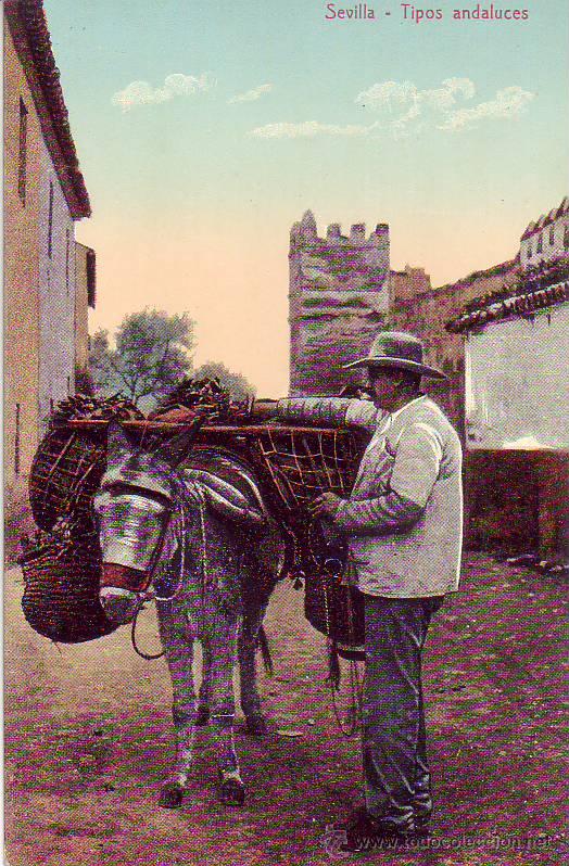 Postales: sevilla - tipos andaluces - Foto 1