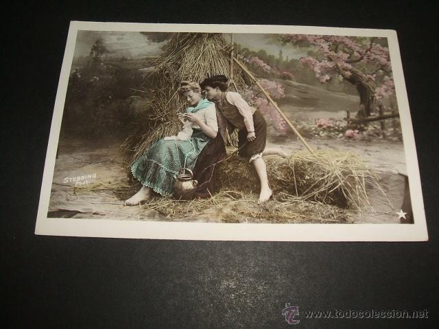 Postales: CAMPESINOS EN LA SIEGA POSTAL - Foto 1