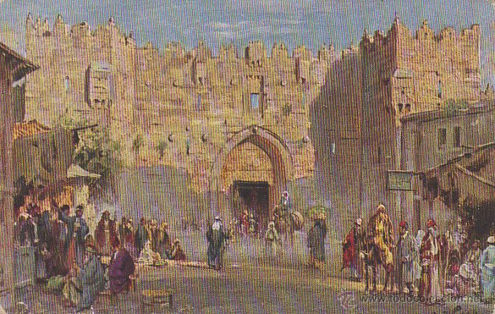 Postales: JERUSALEM, ESCRITA EN 1914 - Foto 1