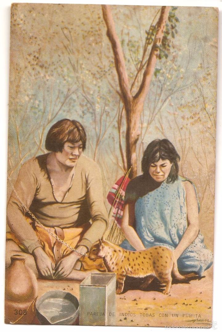 Postales: Indios Tobas. Argentina. Postal antigua - Foto 1