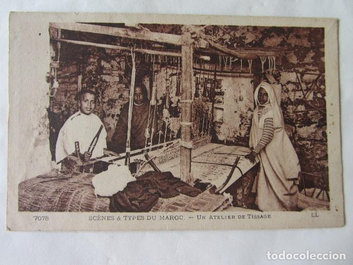 Postales: POSTAL SC&Eacute;NES & TYPES DU MAROC. - Foto 1