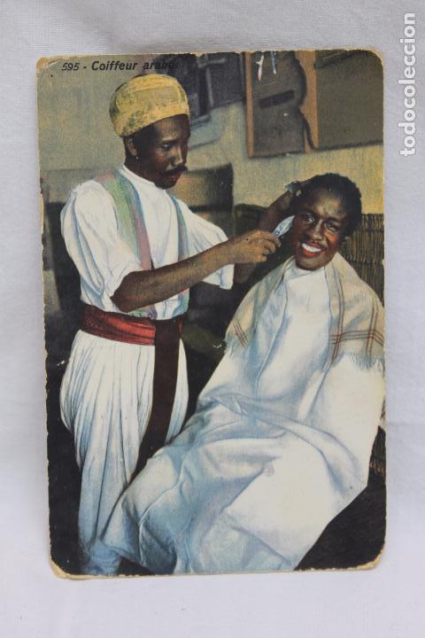 Postales: BARBERO ARABE, MELILLA. 1914 - Foto 1