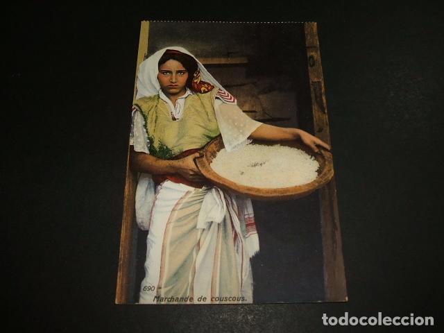 Postales: VENDEDORA DE CUS CUS POSTAL ETNICA - Foto 1