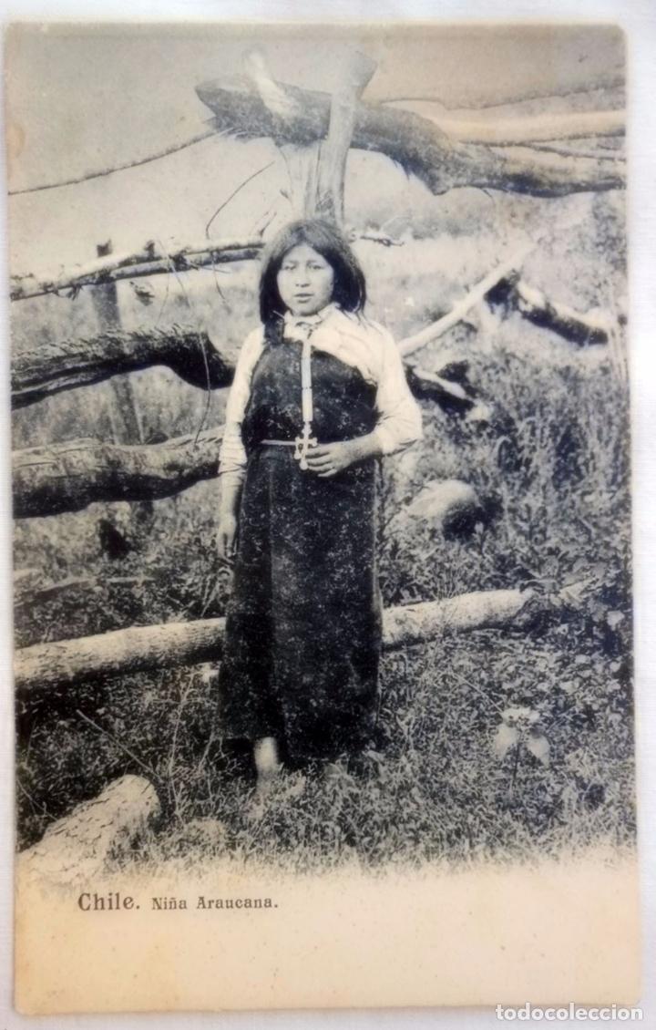Postales: CHILE. NI&Ntilde;A ARAUCANA. - Foto 1