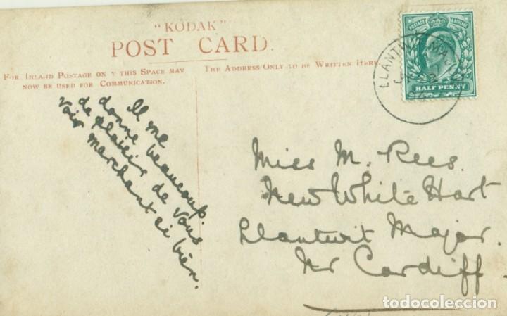 Postales: ANDALUCIA CANASTERA GITANA. CIRCULADA EN INGLATERRA EN 1904. - Foto 2
