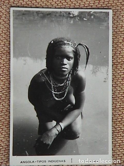 Postales: Angola. Tipos ind&iacute;genas. - Foto 2