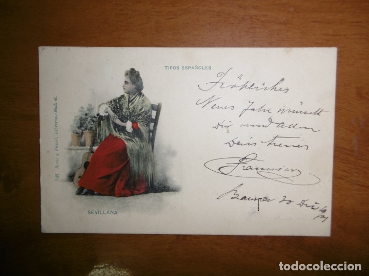 Postales: TIPOS ESPA&Ntilde;OLES - SEVILLANA - Foto 5