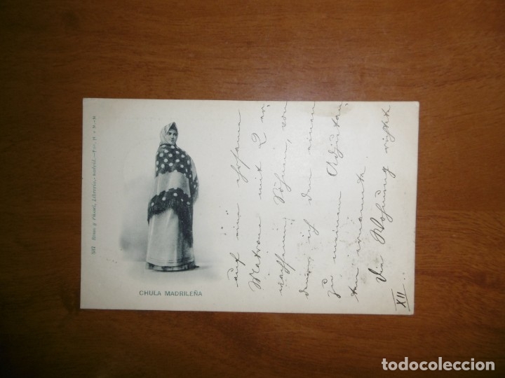 Postales: TIPOS ESPA&Ntilde;OLES - CHULA MADRILE&Ntilde;A - Foto 2