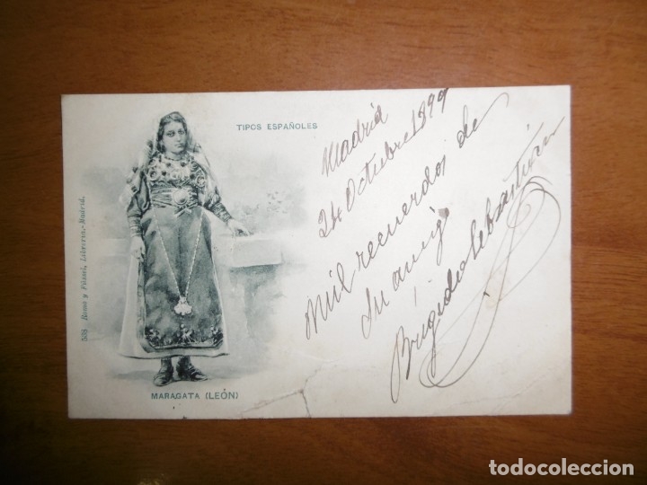 Postales: TIPOS ESPA&Ntilde;OLES - MARAGATA (LE&Oacute;N) - Foto 2