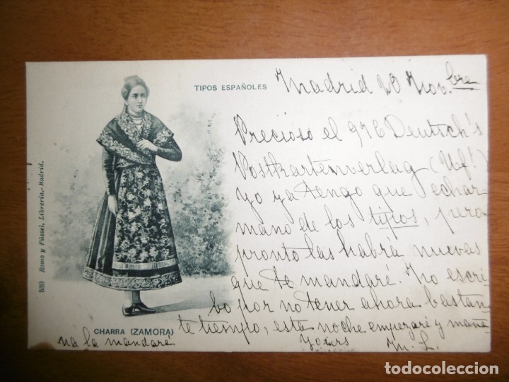Postales: TIPOS ESPA&Ntilde;OLES - CHARRA (ZAMORA) - Foto 2