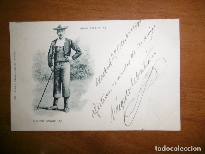 Postales: TIPOS ESPA&Ntilde;OLES - CHARRO (ZAMORA) - Foto 2