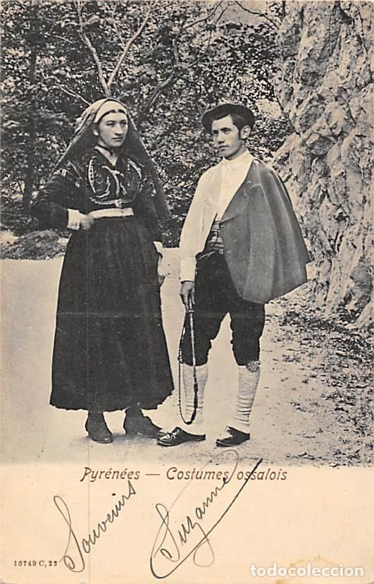 Postales: PYR&Eacute;NEES.- COSTUMES OSSALOIS - Foto 1